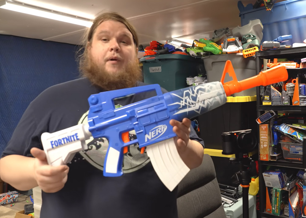WalcomS7 Nerf Fortnite Blue Shock Blaster