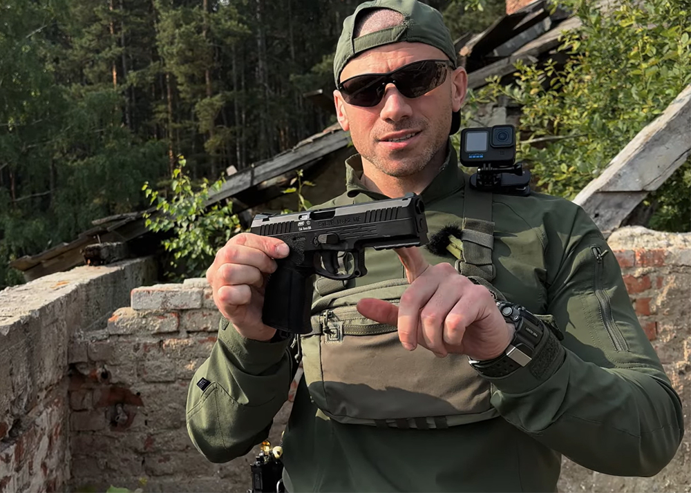 Adjusting The ASG Steyr L9A2 GBB Pistol HopUp Popular Airsoft