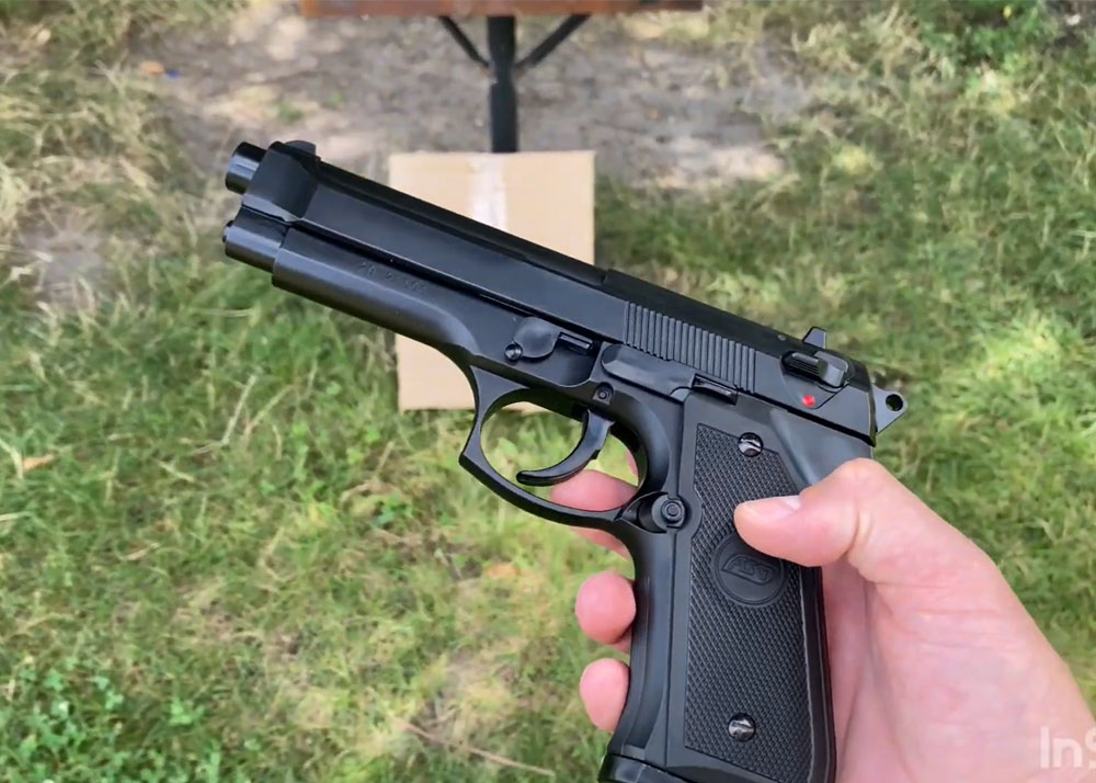 Airsoft Tactical Ukraine ASG Beretta M92FS Springer Review