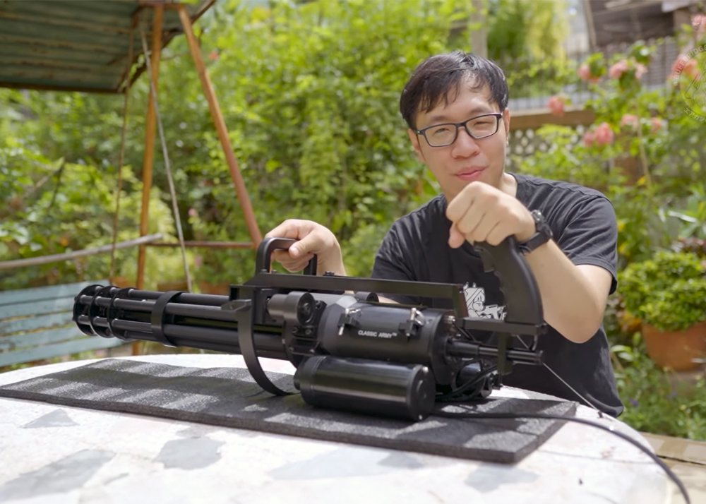 Classic Army M134 Vulcan Minigun At Buffbridge Custom | Popular Airsoft ...