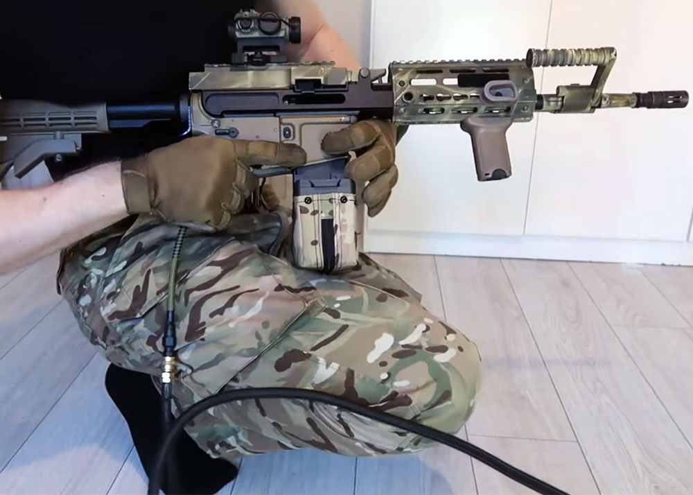 Frog Engineering HPAPowered LMG Popular Airsoft To The
