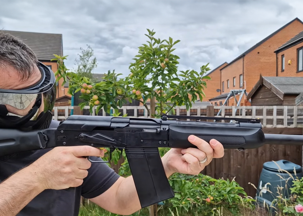 Middle Aged Gamer On The Tokyo Marui Saiga 12K GBB Shotgun