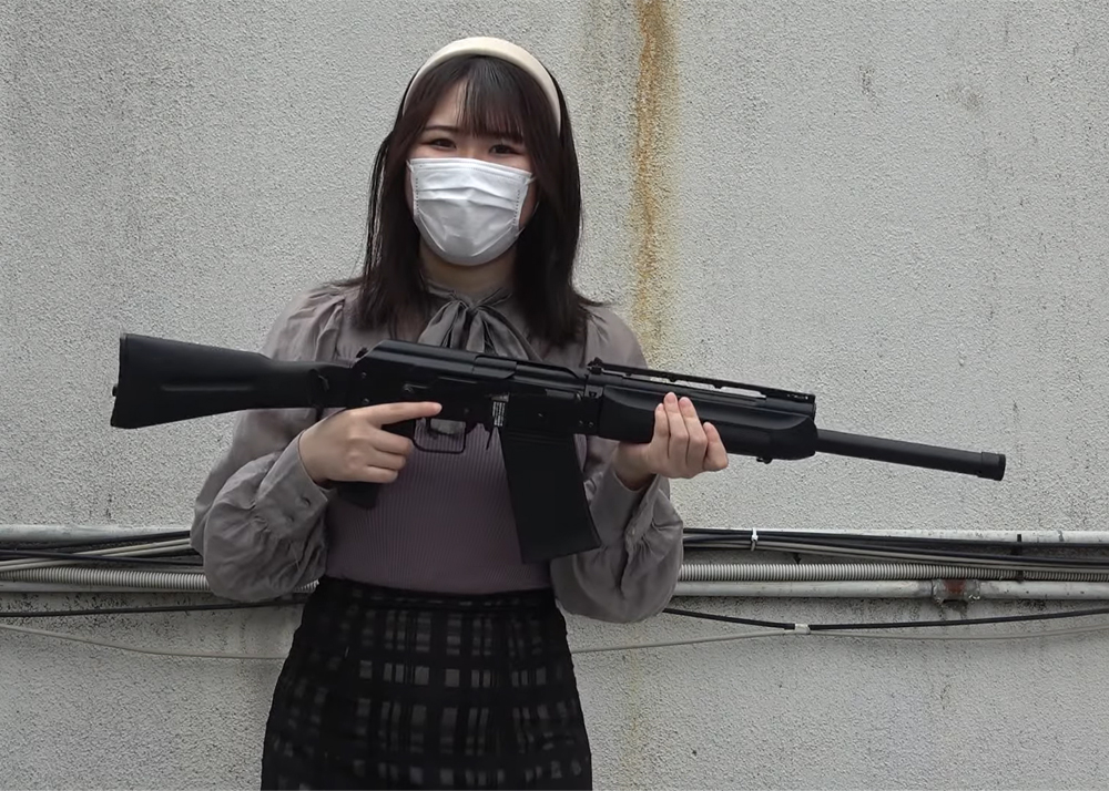 Rock Rose With The Tokyo Marui SAIGA-12K GBBS