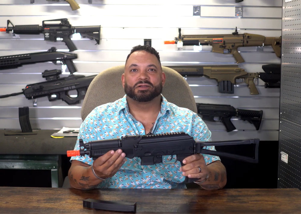 Airsoft Headquarters: Lancer Tactical Kalashnikov USA Licensed KR9 SBR AEG