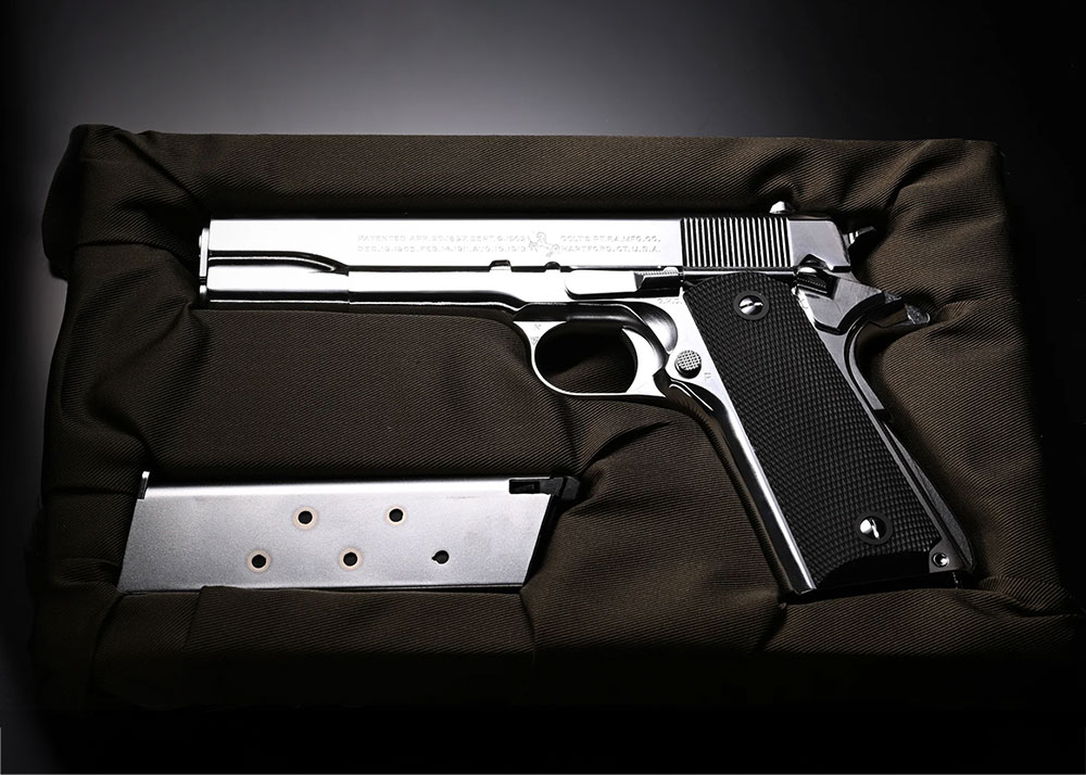 GBLS Steel GBB 1911A1 With Special Chrome BANG BANG Custom Engraving