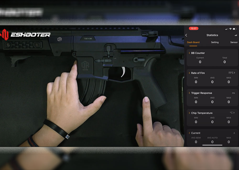 Eshooter Kestrel V2 x DE Airsoft UTR AEG Series
