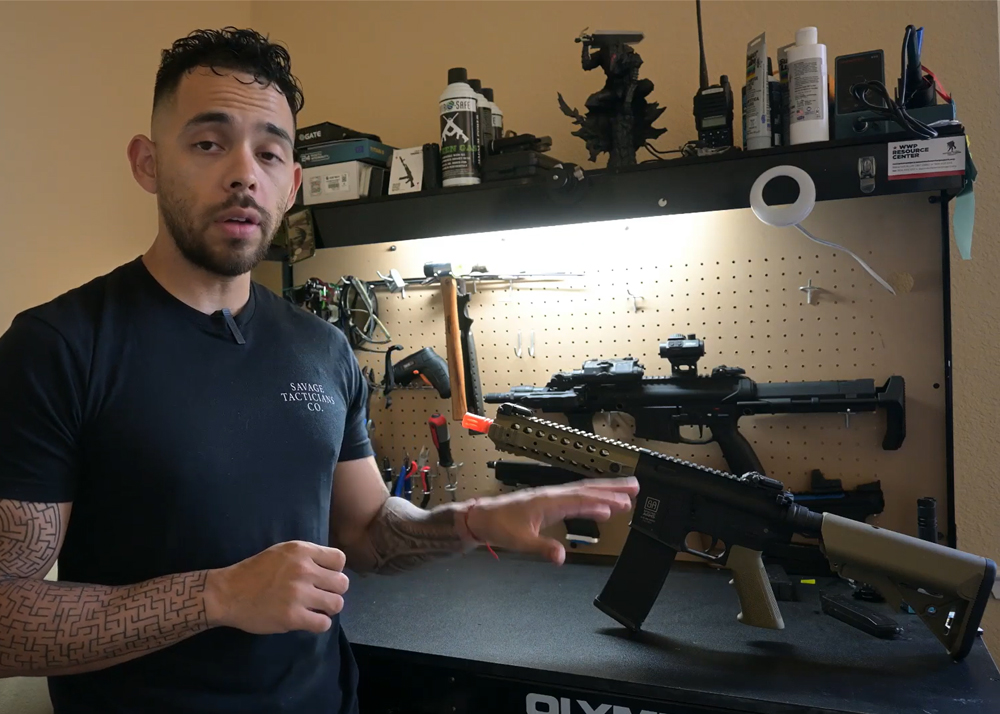 Tactical Chicano Specna Arms FLEX SA-F01 AEG Unboxing