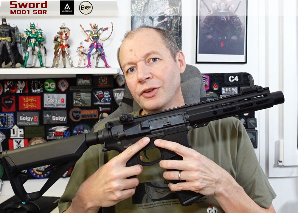 Arcturus/Begadi Sword MOD1 SBR SAEG Review Popular Airsoft