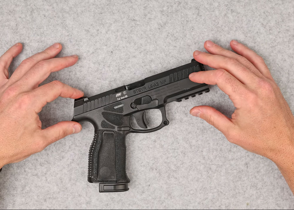 Airsoft Sharks Changing The Hop-Up Bucking on ASG Steyr L9 A2