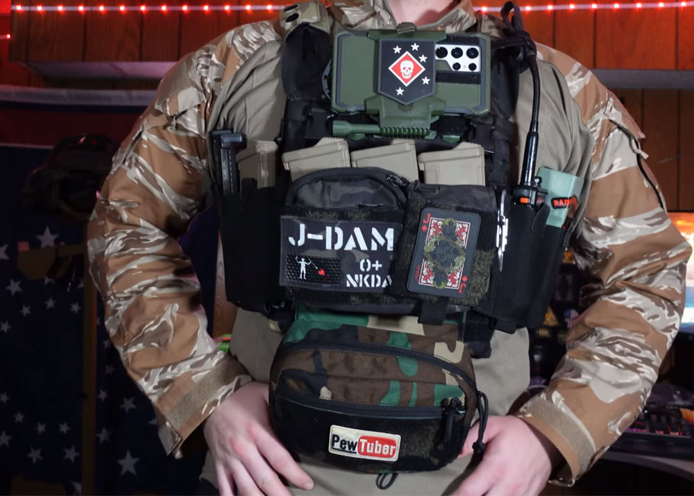 J-DAM Actual's Close Quarters Battle Plate Carrier Setup