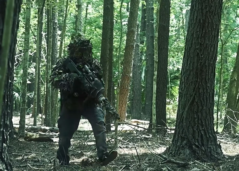 Airsoft Alfonse Abandoned Florida Military Base Airsoft Ghillie Sniper Team Gameplay