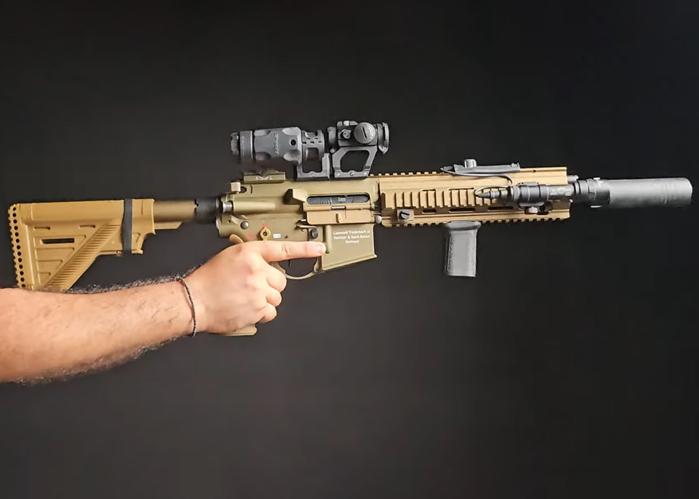 How VFC HK416A5 Sounds Like This With a 7.4v Battery Popular Airsoft