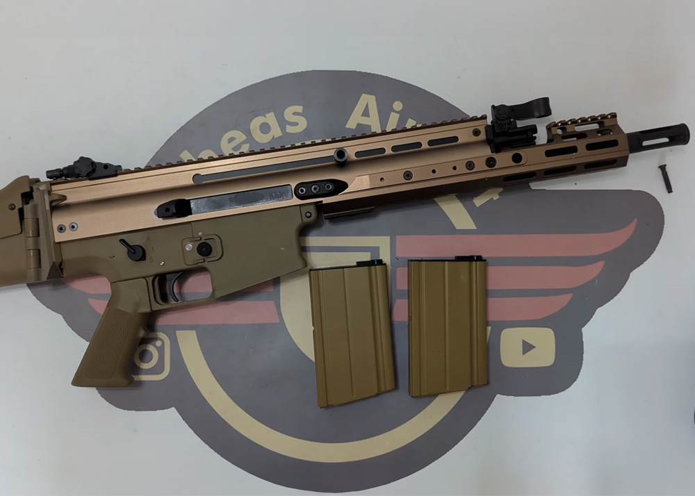 Pheas Airsoft Double Bell 804S SCAR-H M-LOK Unboxing
