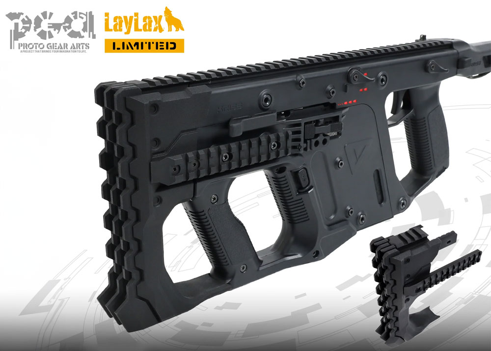 Laylax Proto Arts Gear Strike Rail System 2.0 For Krytac KRISS Vector