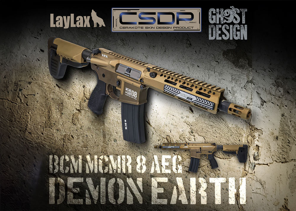 Laylax: Ghost Design BCM MCMR 8 "DEMON EARTH" AEG