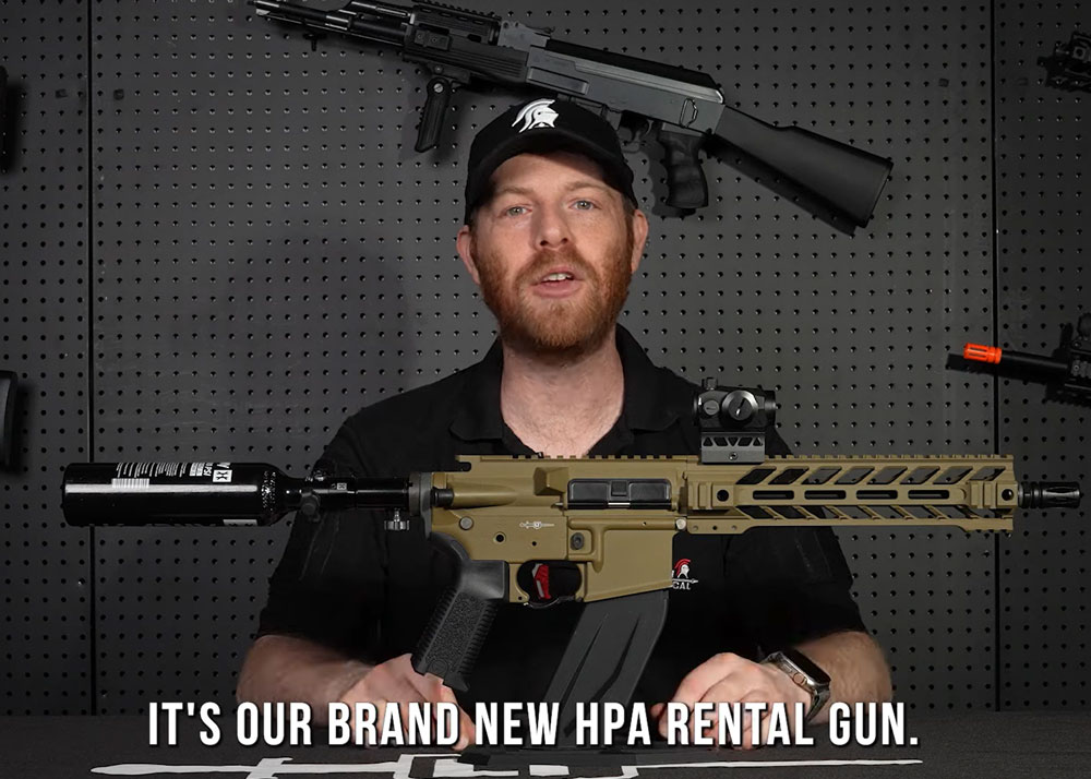 Lancer Tactical HPA Rental Airsoft Gun Popular Airsoft To