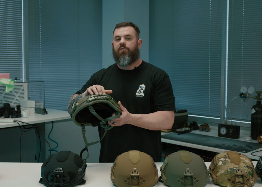 Custom Night Vision Team Wendy EPIC Specialist and EXFIL 3.0 SL Ballistic Helmet
