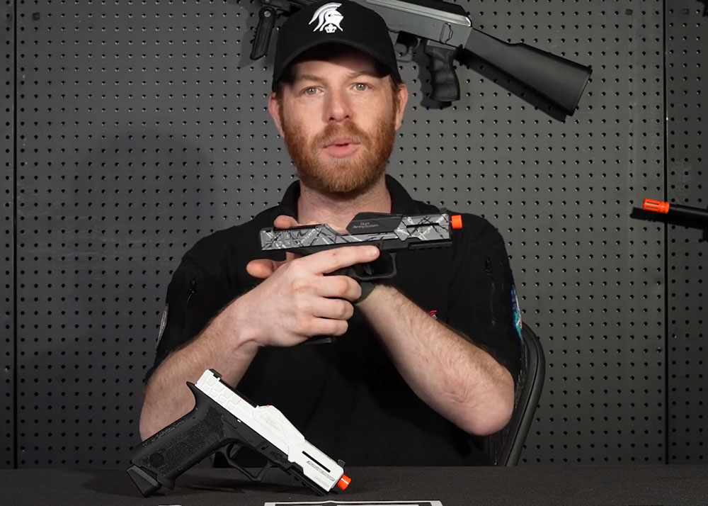 Lancer Tactical: CSI/Poseidon XG8 GBB Pistol