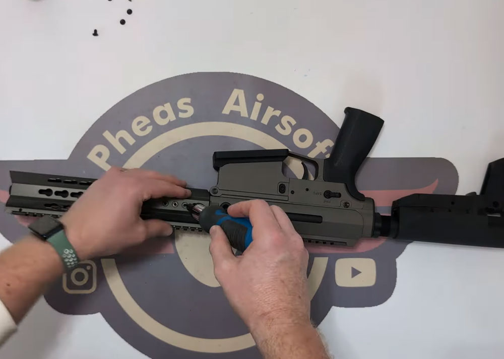 Pheas Airsoft Double Bell 040 JW4 GEN-12 Dracarys Disassembly