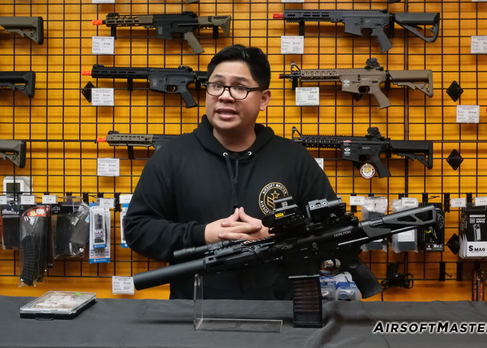 Airsoft Master Changing The CYMA CGS GBB Rifle Air Nozzle