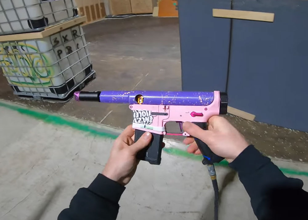 Ertia Mini M4 HPA Pistol Gameplay