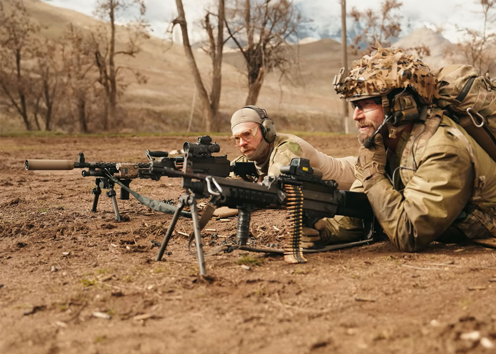 Garand Thumb With The M240B