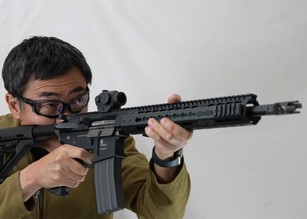 Mach Sakai On The PTS MEGA ARMS MKM-AR15 GBB