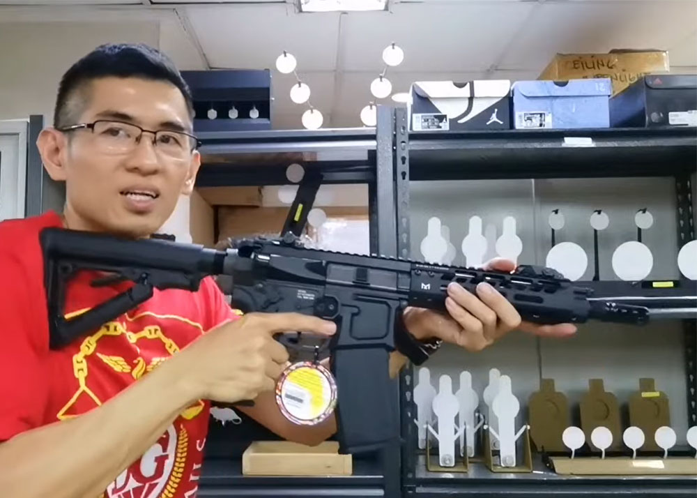 Redmantoys Airsoft G&G Armament MGCR 556 GBB Rifle Test