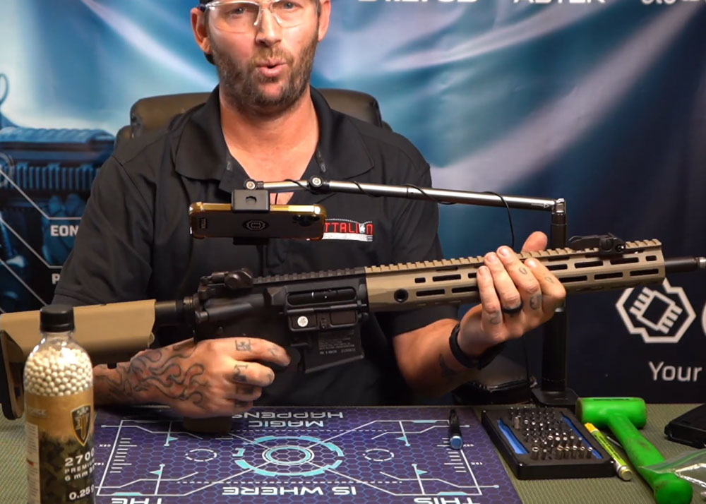 JJ Moore Installing The Gate Titan 2 Elite Force CFRX Eye Trace AEG