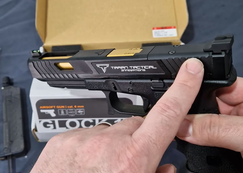 Middle Aged Gamer: DCG Custom TTI Glock34 2024 Aluminium Slide Edition GBB Unboxing