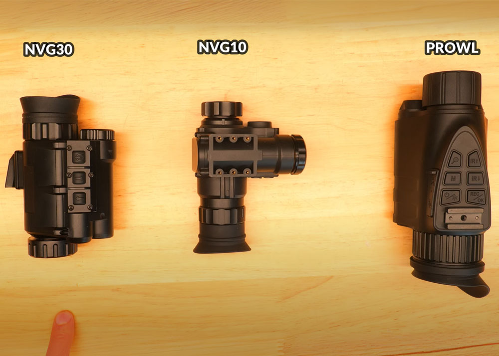 Urban Survivor NVG30 vs Nightfox Prowl vs NVG10