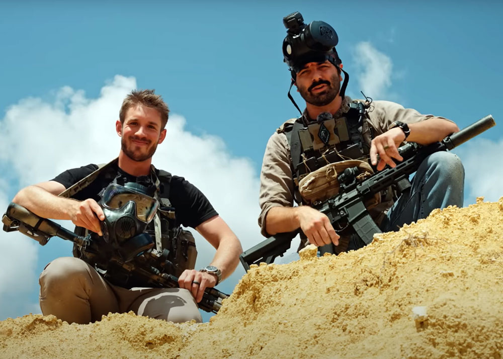Dirty Civilian Gas Masks For Civilians