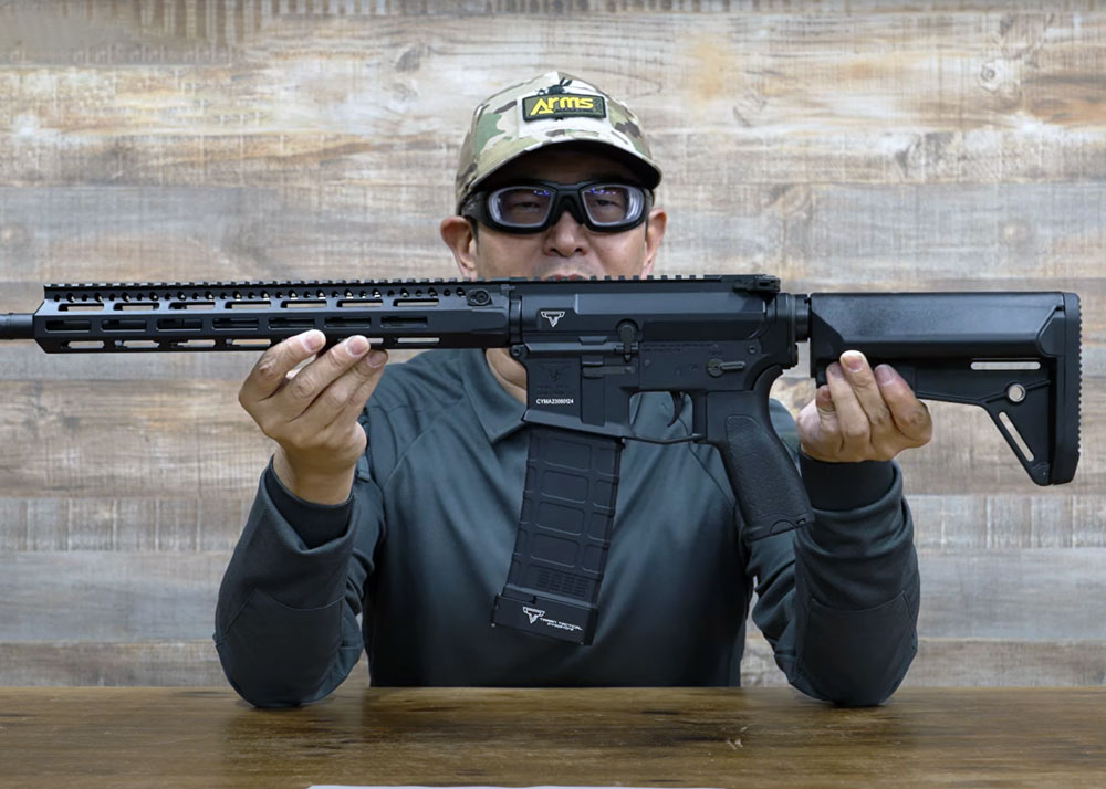 Arms Magazine: EMG/CYMA TTI TR-1 M4E1