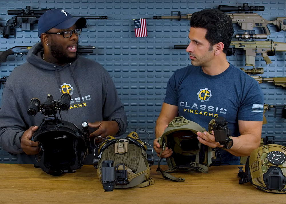 Classic Firearms: Bump Helmet vs Ballistic Helmet
