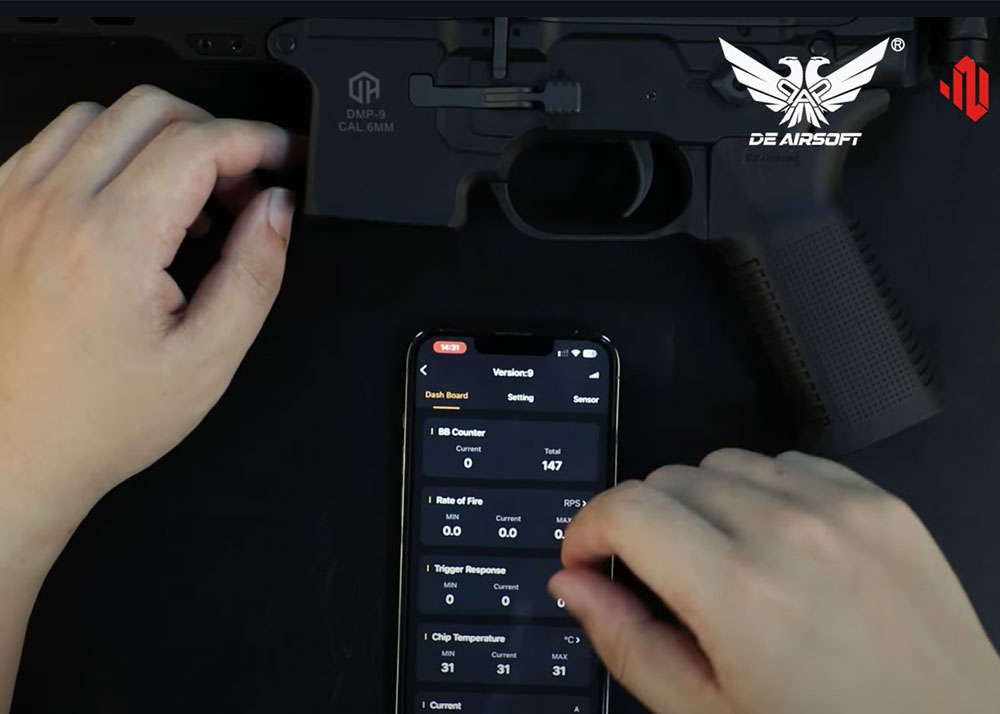 Eshooter Kestrel V2 ETU x Double Eagle DMP-9 Operation