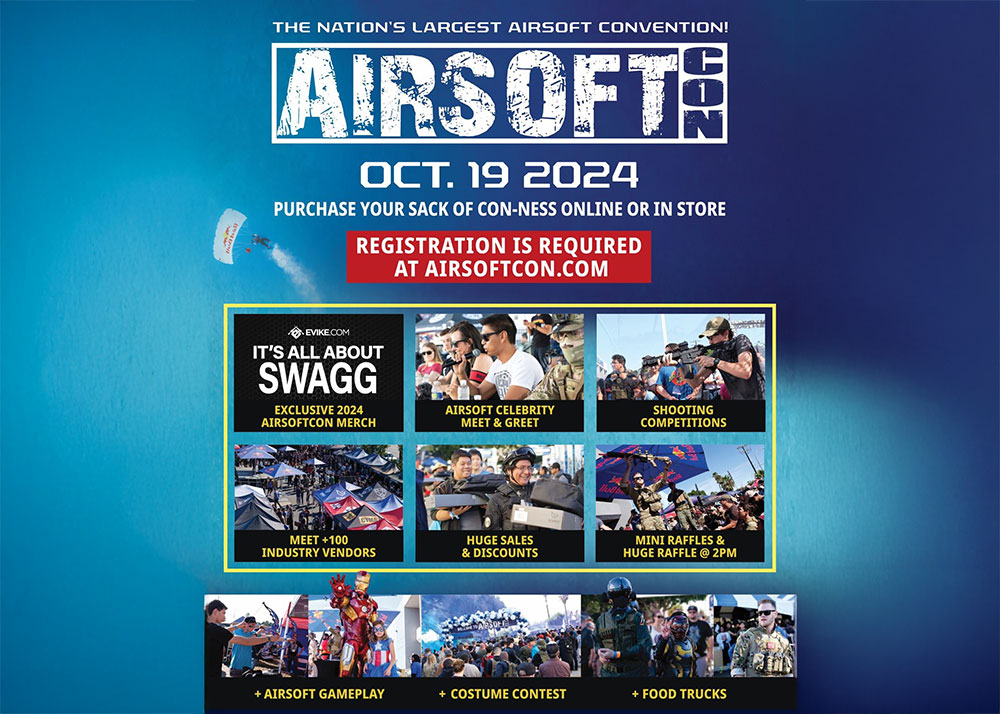 Evike.com AirsoftCon 2024 On 19 October
