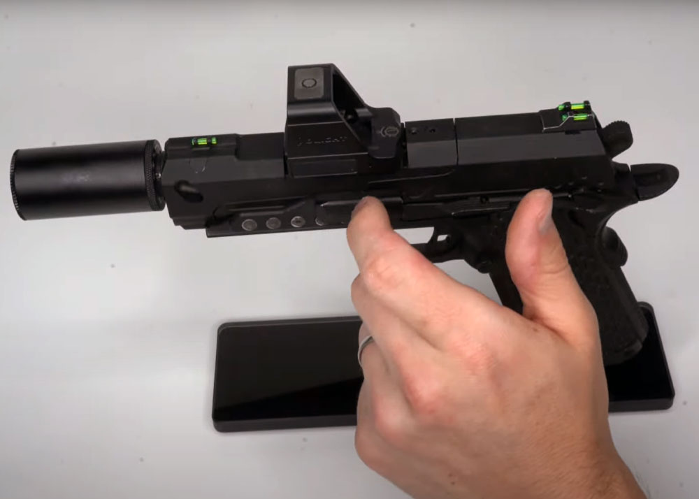 Fox Green With The Olight Osight