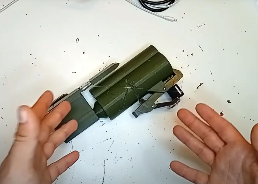 Fulcrum 3D-Printed Airsoft Bouncing Betty