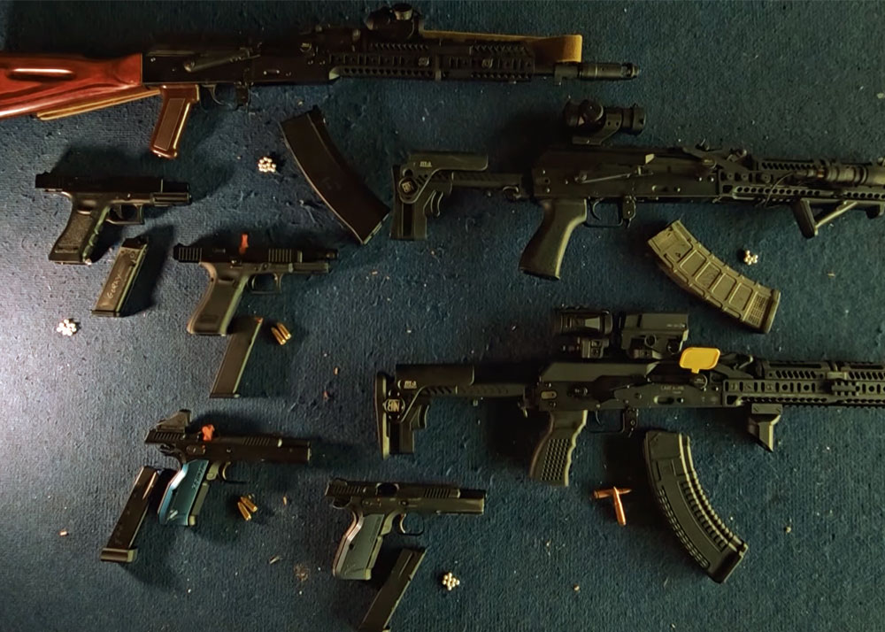 Gorky Team Bratva Shooting A Real AK And An Airsoft Replica