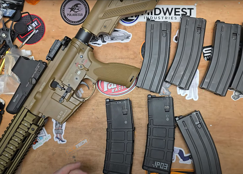 Jaeger Precision Testing Guns Modify HK416A5 MWS Magazine Compatibility
