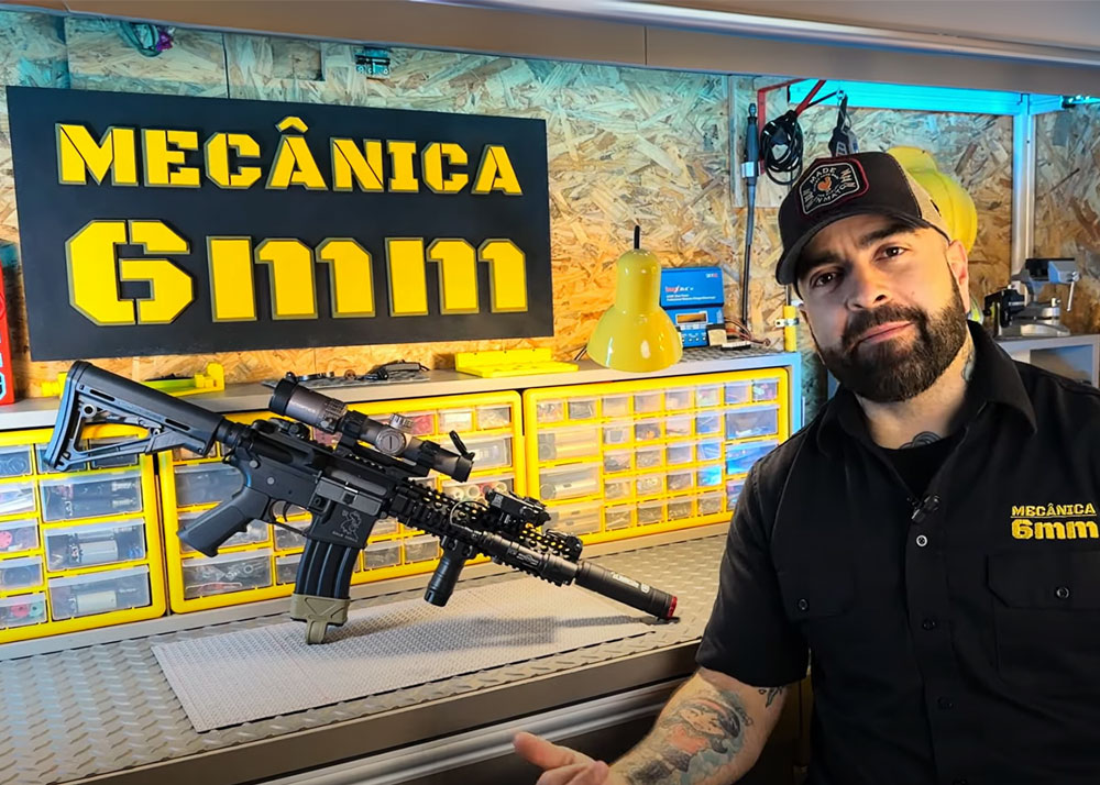 Mecanica 6mm HTA Airsoft Full Metal M18 AEG