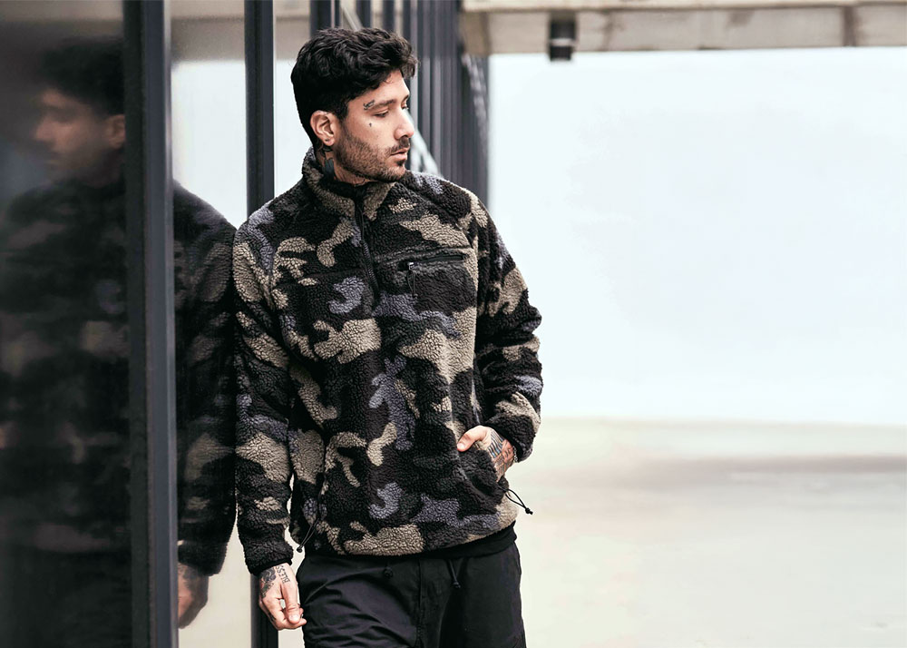 Military 1st Brandit Teddyfleece Troyer