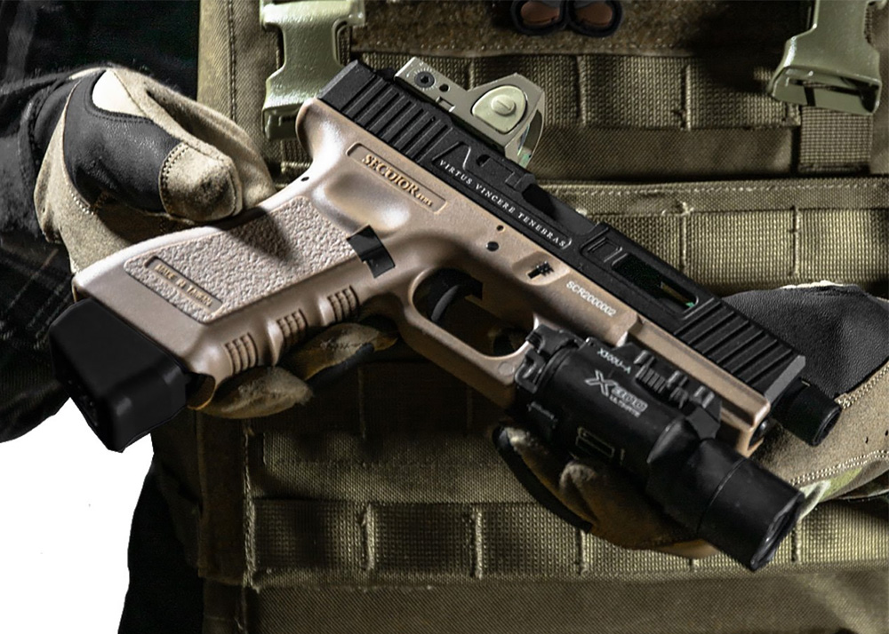 SKW Airsoft Secutor Magna Dual Tone Airsoft Pistols