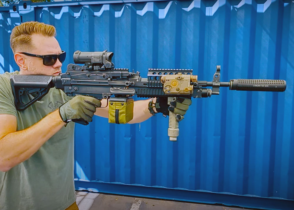 Cybergun A&K x SP Systems FN MK46 Mod.1 LMG At Evike.com