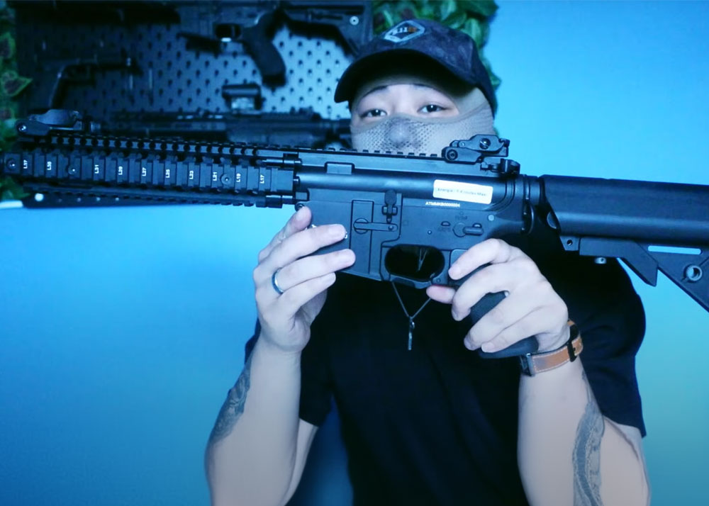 HBKV2/Z.A.T Airsoft Affordable Ama Tsu Maru MK18 Mod 1 Noir