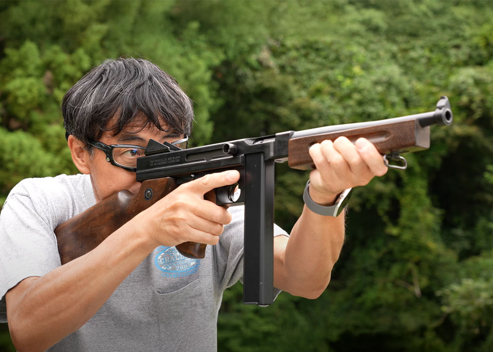 激安通販 Tokyo Marui Thompson M1A1 Real Wood Custom | Popular Airsoft トイガン