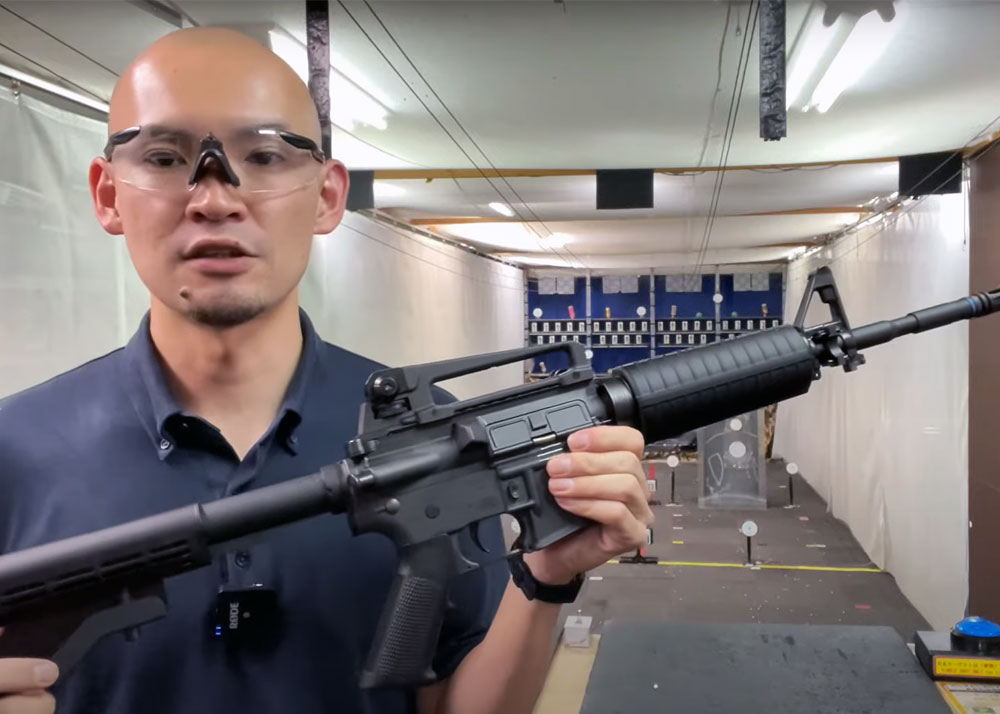 Target-1 Tokyo Marui M4A1R AEG Quick Performance Test