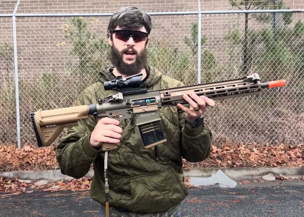 Airsoftjunkiez Custom M110 HPA Build Overview