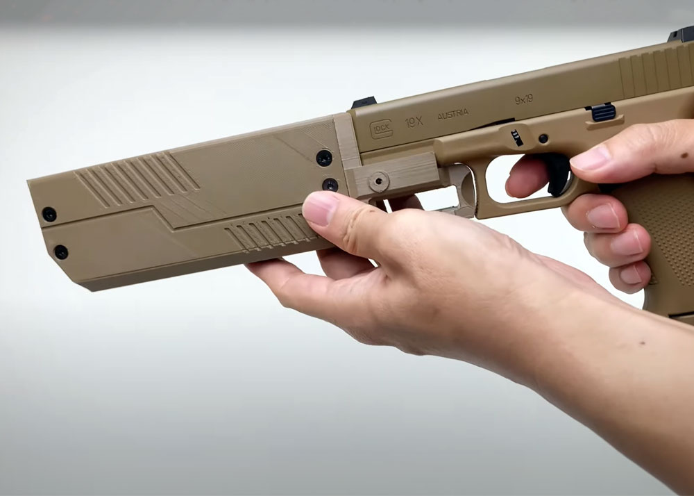 Hobby Store 75 3D Printed Mock Suppressors For Airsoft Glocks