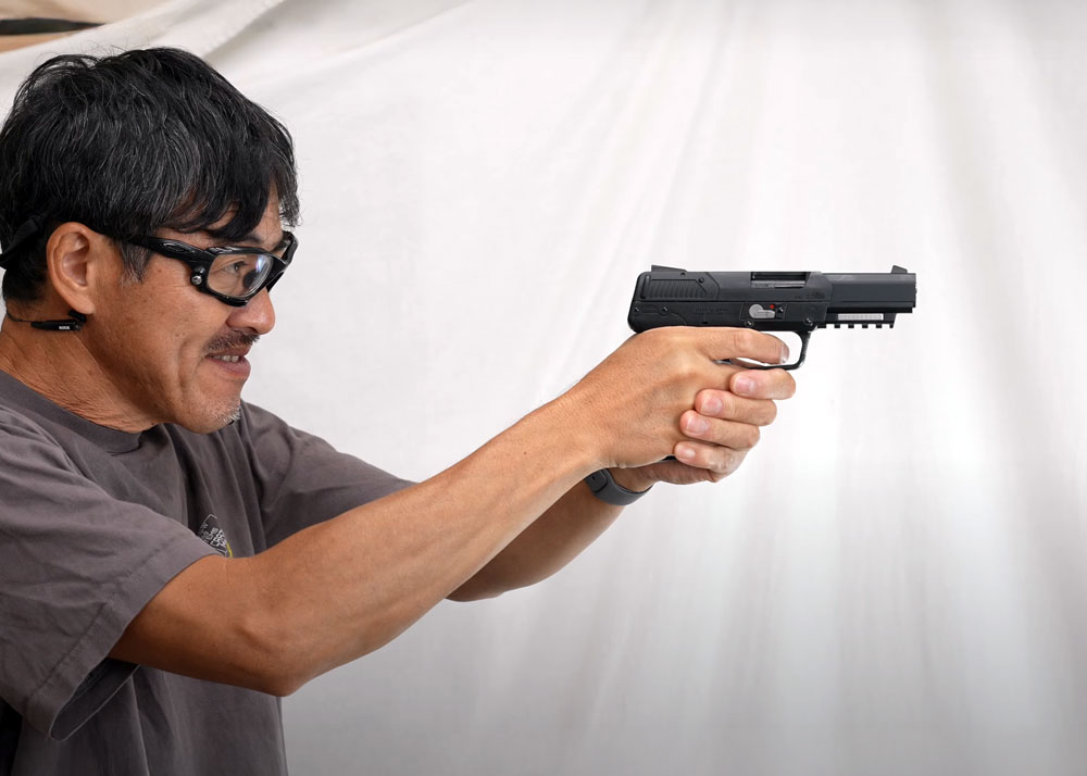 Mach Sakai With The Tokyo Marui FN Five-seven GBB Pistol